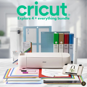 CRICUT EXPLORE 4 + EVERYTHING BUNDLE