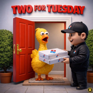 TWO FOR TUESDAY - 2 WINNERS